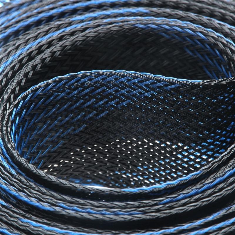 Sarung Kabel Wire Gland Perlindungan Sleeve Kabel Hitam+Biru