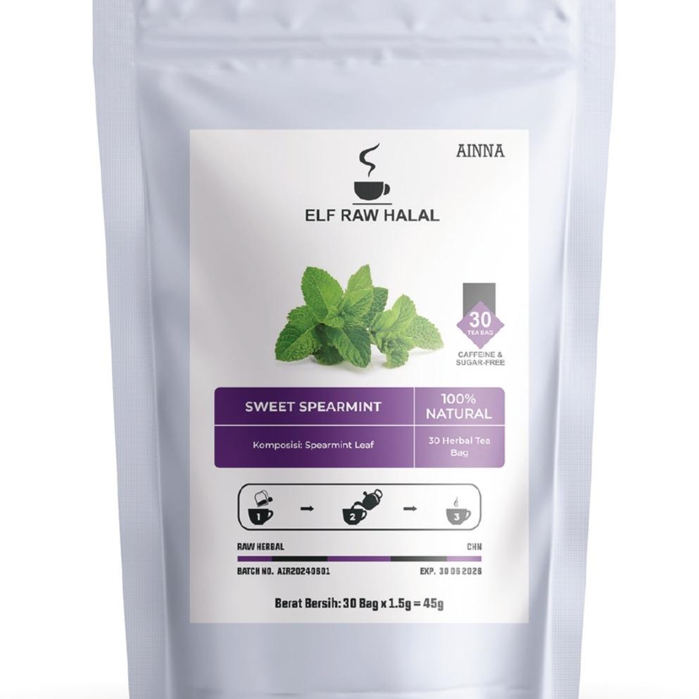 AINNA Sweet Spearmint Tea PCOS Spearmint & Daun Stevia Pure Herbal Tea Series 30 Tea Bag -z1 - Ainna Store