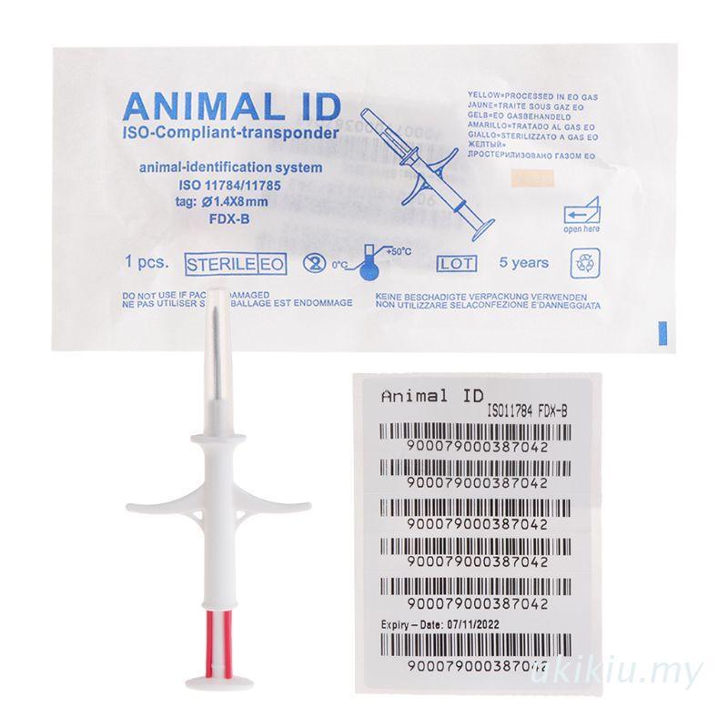 AINNA Terkecil UKI Pet ID Microchip Syringe ISO11784/5 FDX-B HDX Animal Tag Injector - Ainna Store