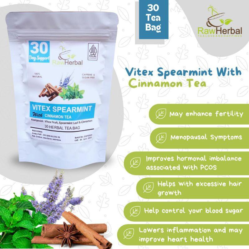 AINNA Teh Herba Spearmint Cinnamon VITEX - 30 Beg Teh - Ainna Store