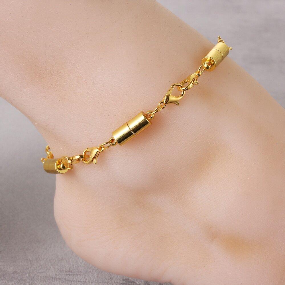 DIY Jewelry Game with ROSE 5PCs/6Pcs Silver and Gold Magnetic Clasps!