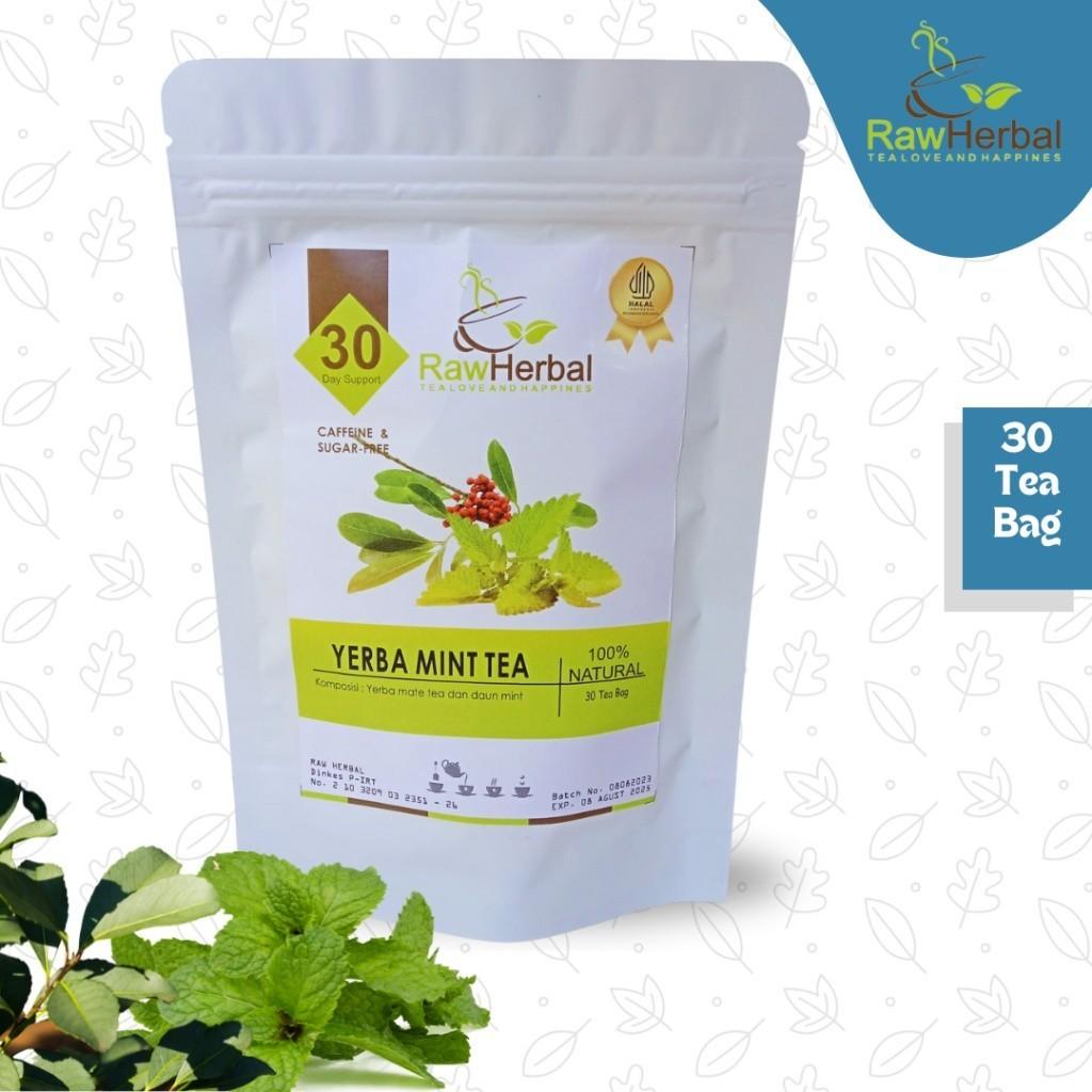 Teh AINNA Yerba Mate & Teh Daun Mint - 30 Tea Bag Ready Stock - Ainna Store