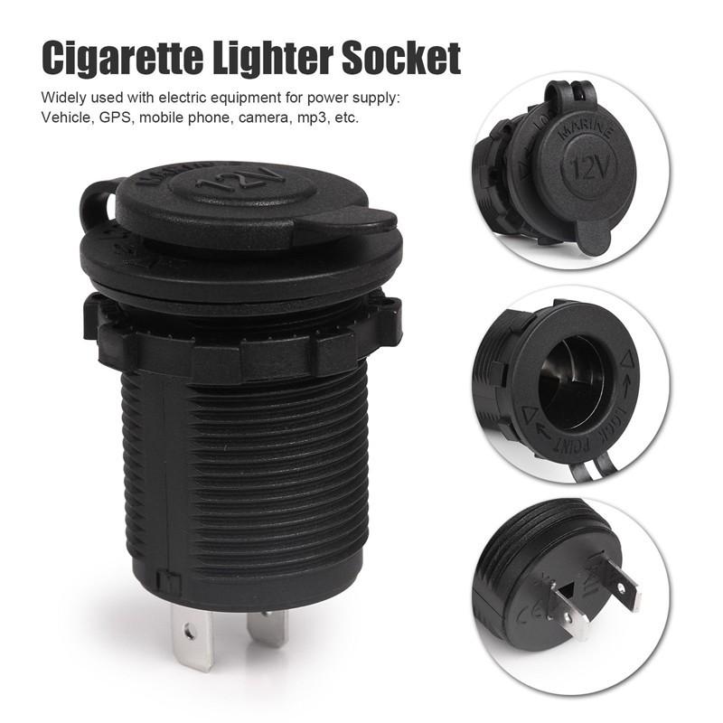 AINNA 12V Waterproof Car Boat Motorcycle Lighter Socket Power Plug Outlet - Ainna Store
