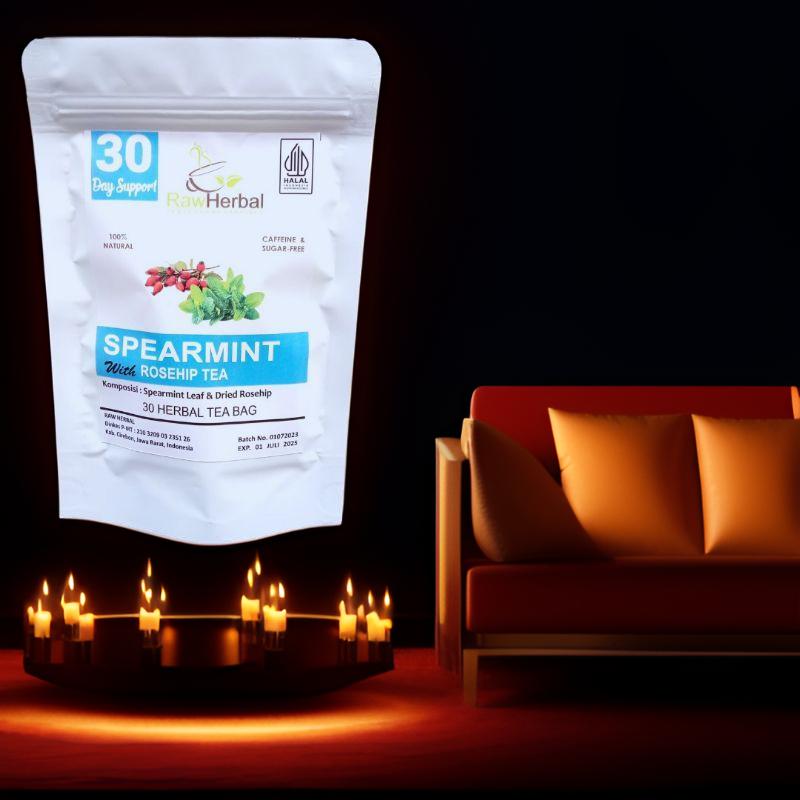 Teh AINNA Spearmint Dengan Rosehip Isi 30 Kantong Teh -x1