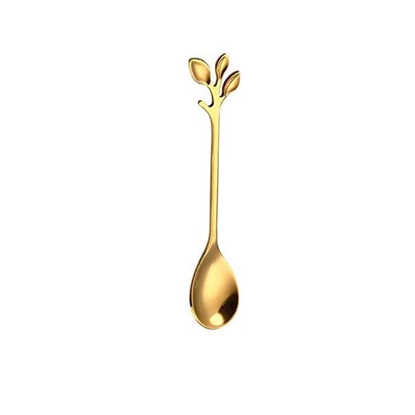 AINNA Gold Silver Stainless steel cutlery soup service spoon coffee steak knife fork western tableware Dinner 10 sen Kitchenware - Ainna Store