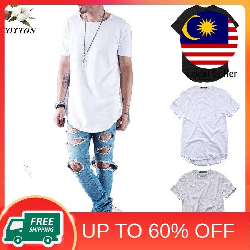 AINNA: Dapatkan Penyediaan Jalanan dengan T-Shirt Hip Hop Kapas Panjang Berlaris - Seperti yang Dipakai oleh Justin Bieber! - Ainna Store