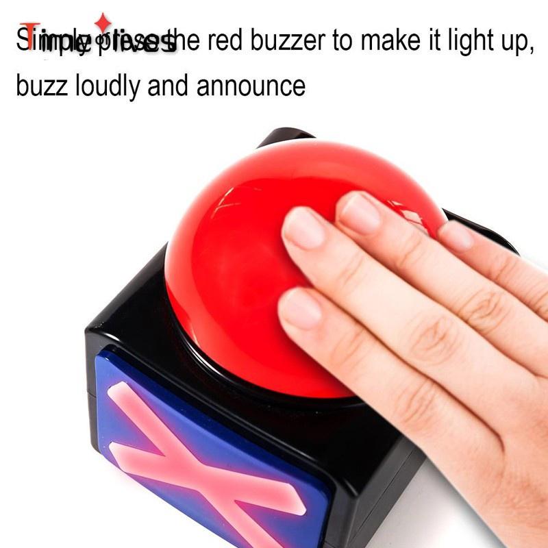 Buzzer Jawapan Kuis AINNA Merah