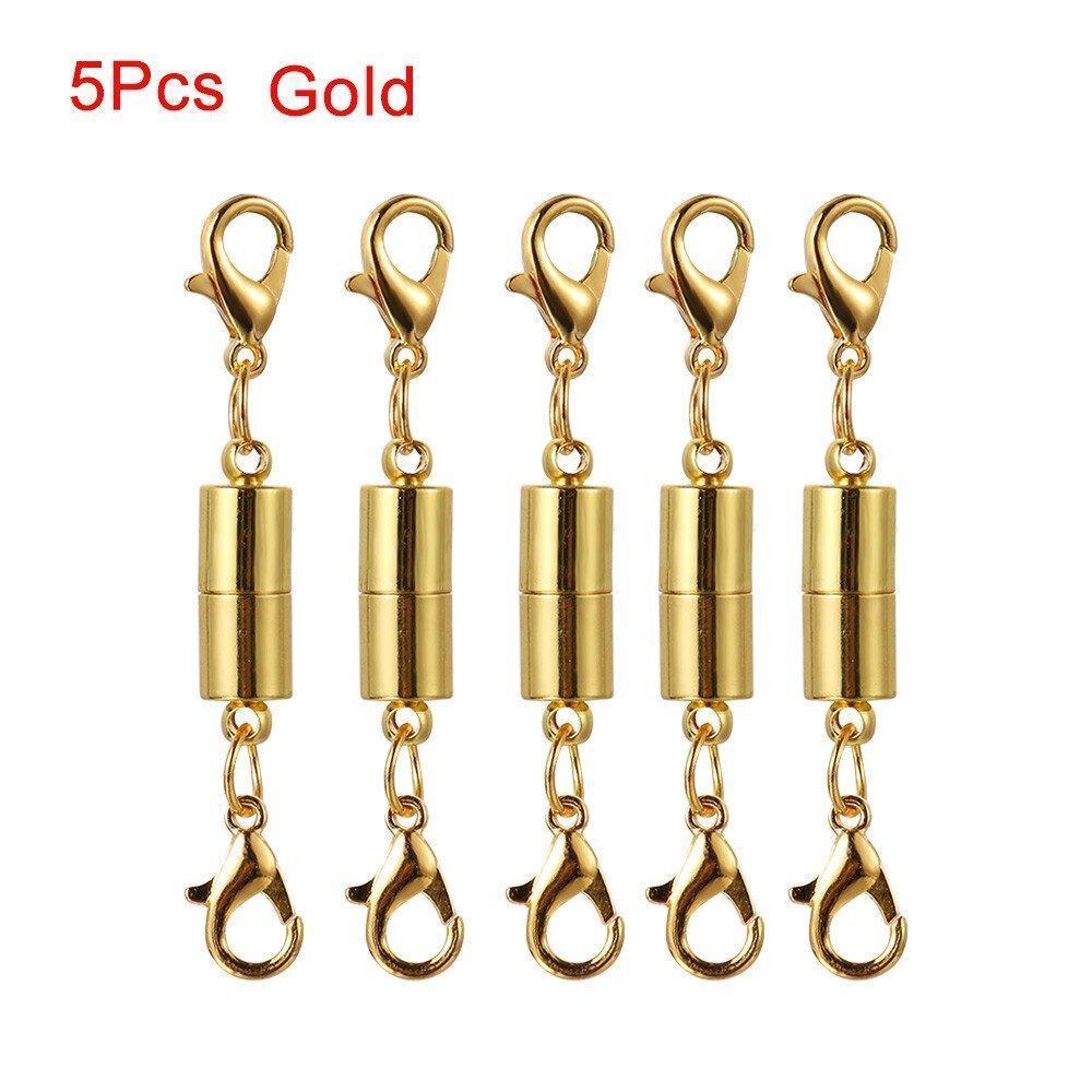DIY Jewelry Game with ROSE 5PCs/6Pcs Silver and Gold Magnetic Clasps!