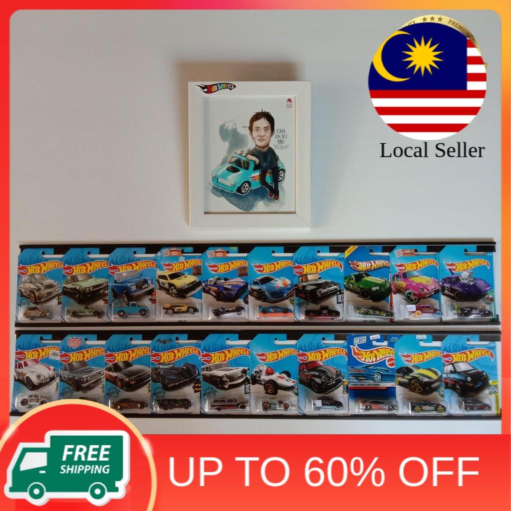 Rak AINNA Hotwheels Silver Horizontal List - Hantar Hari Ini! - Ainna Store