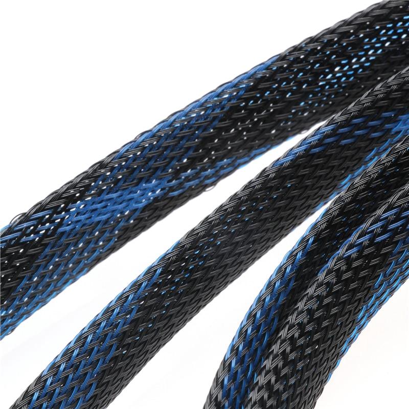 Sarung Kabel Wire Gland Perlindungan Sleeve Kabel Hitam+Biru