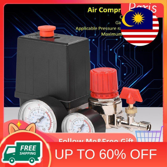 Kontrol Valve Regulator Gauge AINNA untuk Pam Angin - Ainna Store