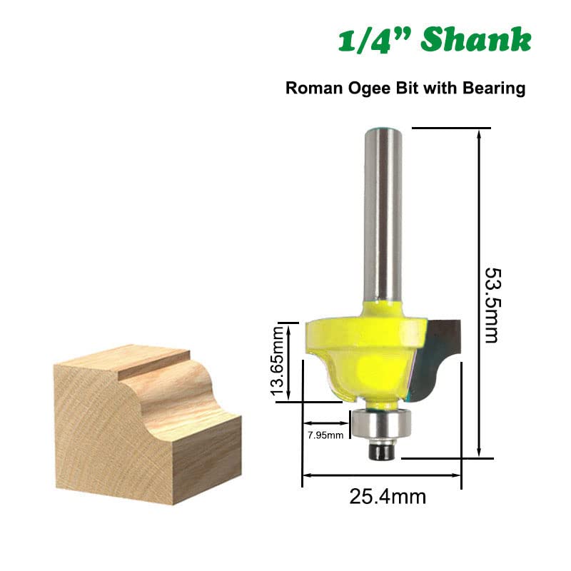 Tingkatkan kemahiran kayu anda dengan set bit router 3-keping AINNA - Ainna Store