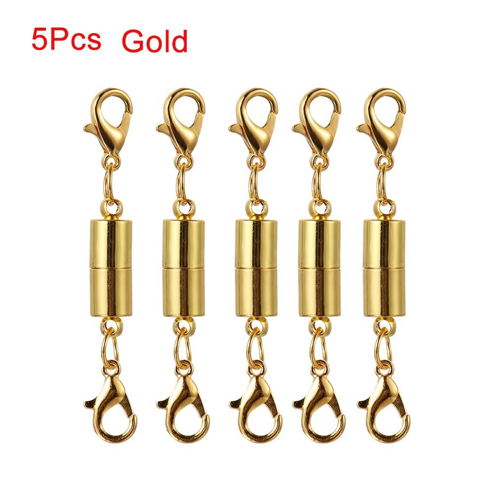 AINNA Rose 5PCS/6PCS Aksesori Perak Emas DIY Baru Extender Klip Magnetik - Ainna Store