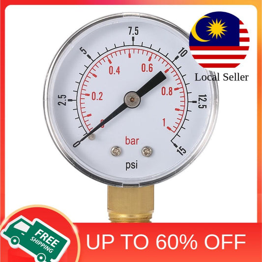Get Accurate Water Pressure Readings for Your Pool Filter with 50mm Hydraulic Pressure Gauge - Ships Today! - Ainna Store