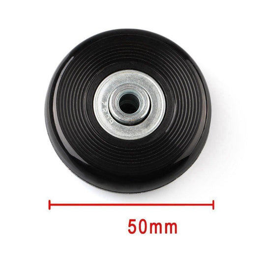 Ready Stock 2 Sets Roda Luggage Wheels Replacement Suitcase Wheels Repair OD 50mm Axles Deluxe Repair Luggage Roller Bags Shark - Ainna Store