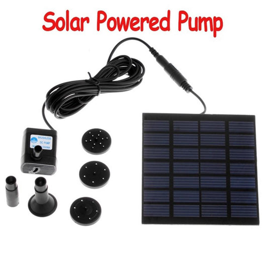 AINNA Solar Panel Water Pump untuk Aquarium, Kolam, Kolam Renang, Air Pancut Ikan, dan Taman - Ainna Store