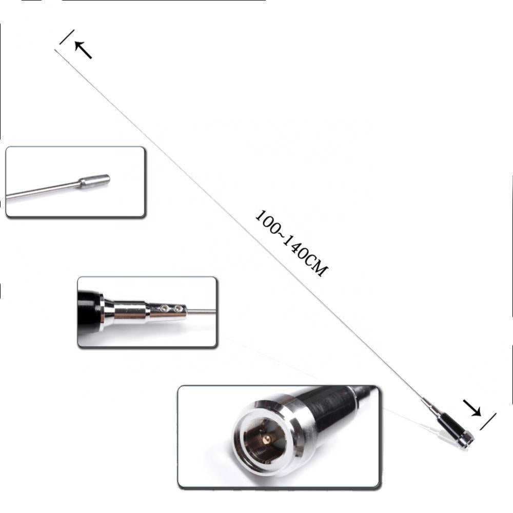 "Dapatkan Gain Tinggi dengan AINNA MC101 Antena VHF Stainless Steel - Aksesori Audio 136-174mhz - Ainna Store
