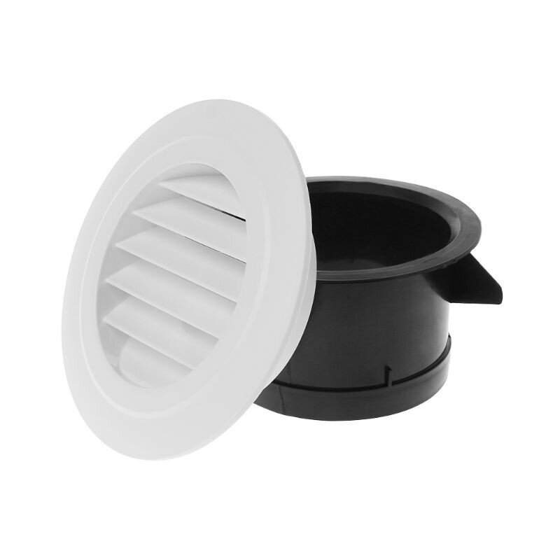 AINNA Air Vent Extract Valve Grille Round Diffuser Ducting Ventilation Cover 100mm - Ainna Store