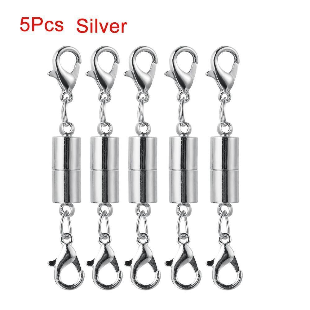 AINNA Rose 5PCS/6PCS Aksesori Perak Emas DIY Baru Extender Klip Magnetik - Ainna Store