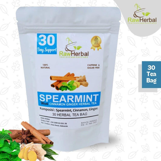 Teh AINNA Jahe Cinnamon Ginger Spearmint - 30 Teh Celup -x1 Teh Lemon Jahe Spearmint - Ainna Store