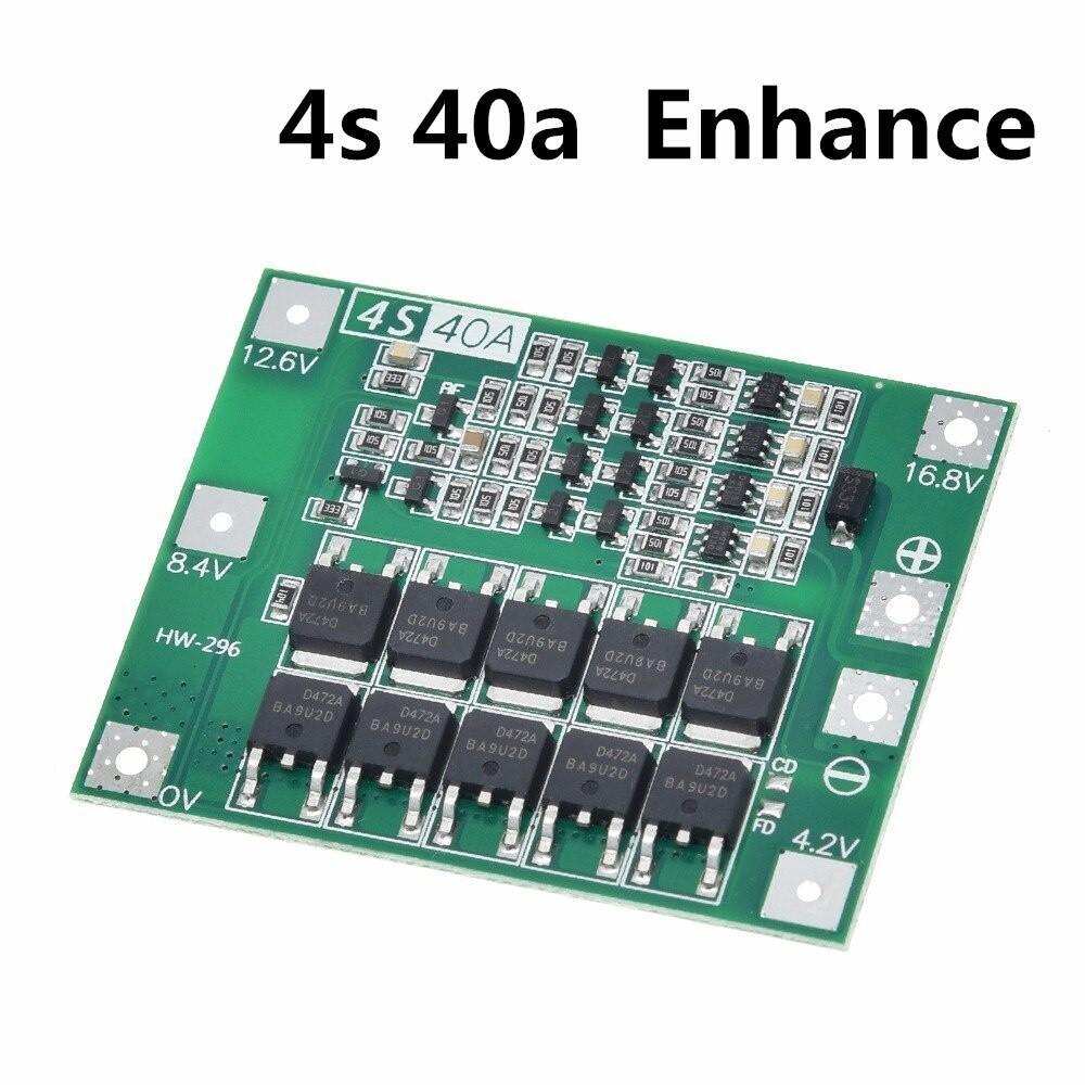 3S/4S 40A 60A Li-ion Lithium Battery Charger Protection Board 18650 BMS For Drill Motor 11.1V 12.6V/14.8V 16.8V Enhance/ Hardware Tool - Ainna Store