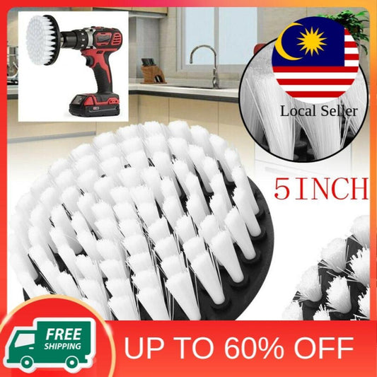 AINNA Soft Bristled Drill Brush untuk Membersihkan Roda Kereta, Perabot, dan Memperincikan Tayar - Ainna Store