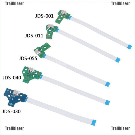 Revamp Your PS4 Controller Charging with Trailblazer's USB Charging Port Socket Circuit Board - 12Pin JDS 011 030 040 Accessories Console Mic Gamepad Mic Gamepad Joystick - Ainna Store