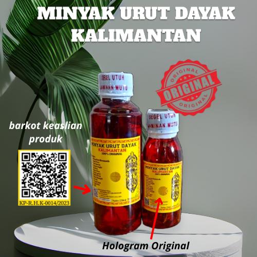 Minyak Urut Dayak Kalimantan AINNA Borneo 100% Asli 250ml