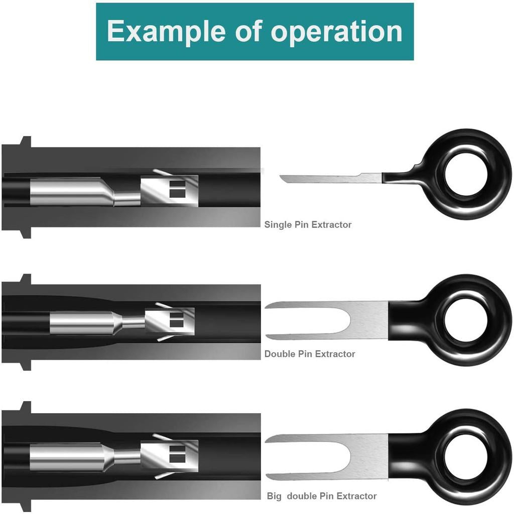 AINNA 41 Pcs Terminal Removal Tool Kit untuk Kenderaan Automotif - Ainna Store