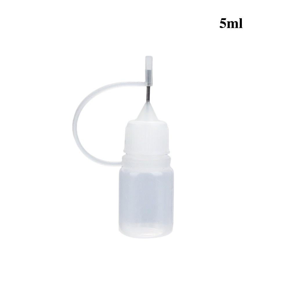 SOMEDAYMX Professional Refillable Bottle Travel Needle Tip Empty Dropper Bottles Portable High quality Transparent Supplies - Ainna Store