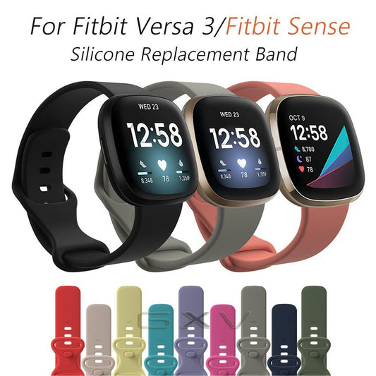 Tingkatkan Pengalaman Fitbit Versa 3/Sense Anda dengan Gelang Tangan Silikon Berkualiti Tinggi