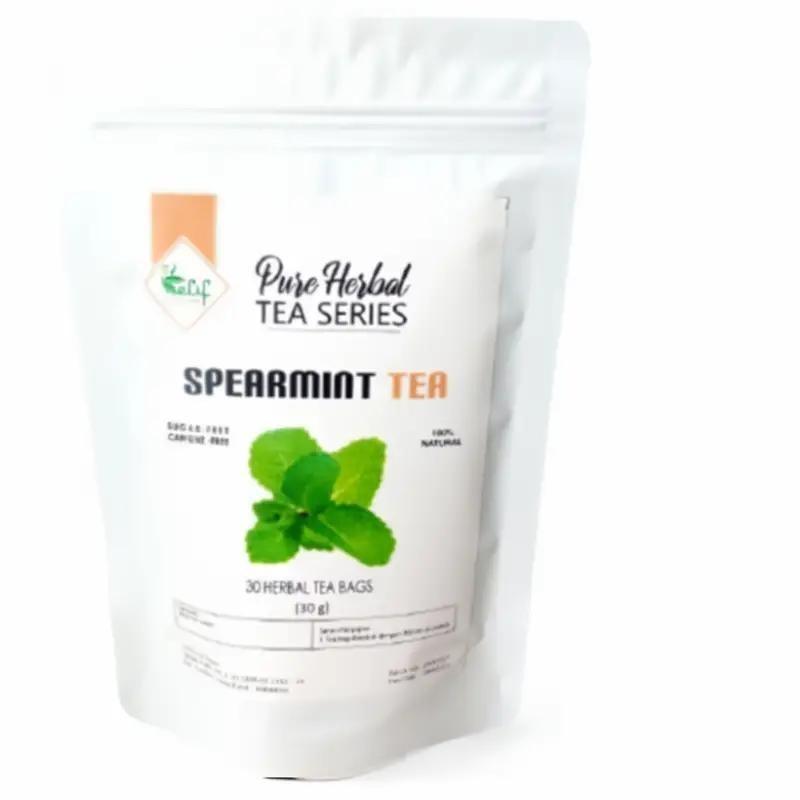 Spearmint Leaf Tea - 30 Tea Bags Included Organic Sugar Free Low Sugar Low Fat Natural Dairy Free Fruity - Ainna Store