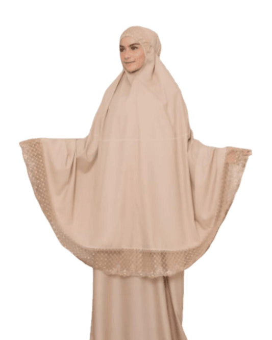 Telekung Mukena AINNA Sejuk Bercorak Cantik - Ainna Store