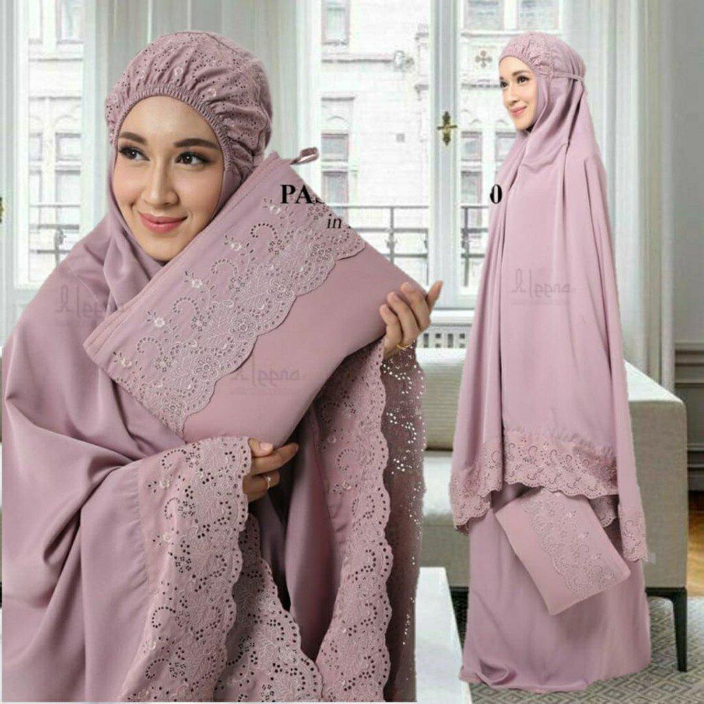 Telekung Mukena AINNA Sejuk Bercorak Cantik - Ainna Store