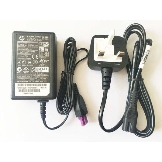 HP 0957-2385 Printer DeskJet LaserJet 1018 1515 1518 2545 2645  22V 455MA (10W) Adapter +UK Cable "READY STOCK" Laptop Office - Ainna Store