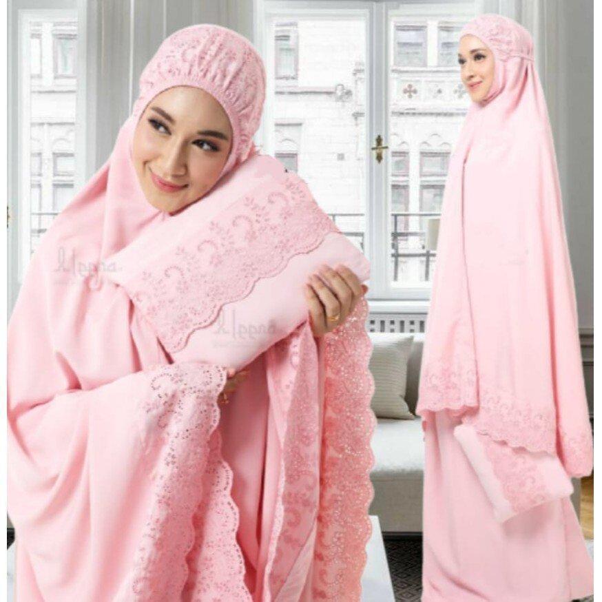 Telekung Mukena AINNA Sejuk Bercorak Cantik - Ainna Store