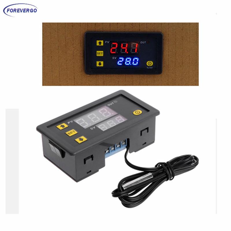 AINNA Tempatan W3230 DC 12V 24V 110V-220V AC Digital Temperature Controller LED Display Thermostat With Sensor - Ainna Store