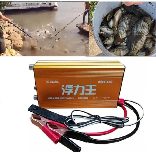 Take Your Fishing Game to the Next Level with the FLW-58000W Ultrasonic Electro Fisher - Shock, Stun, and Catch Big Outdoor Bait - Ainna Store