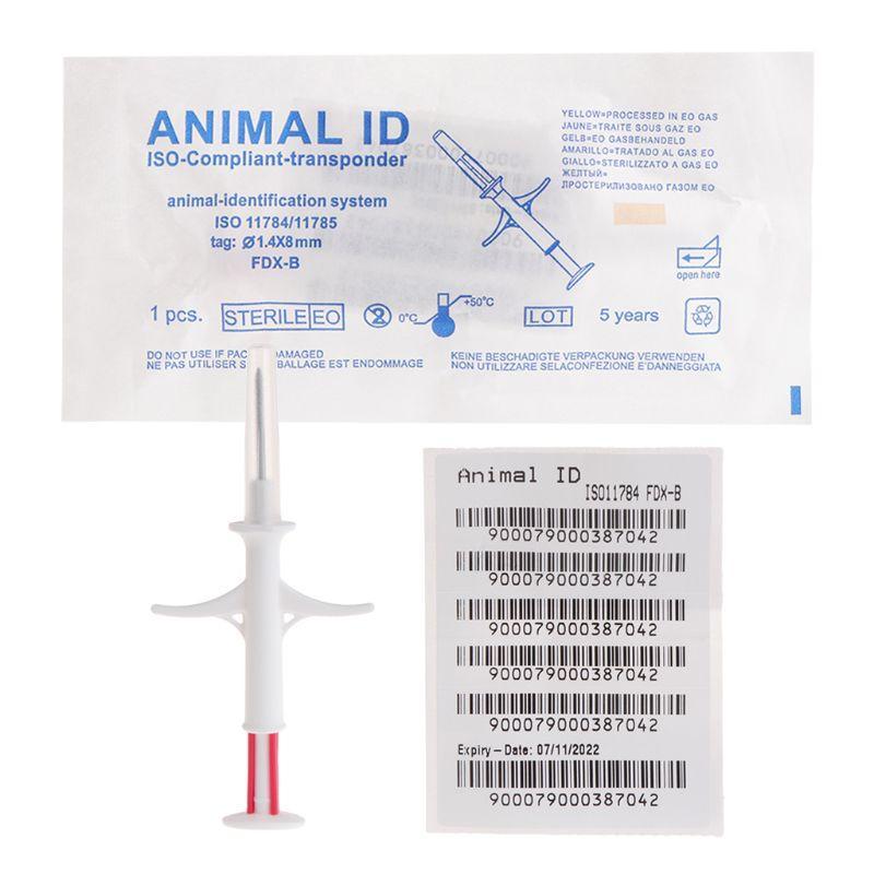 AINNA Terkecil UKI Pet ID Microchip Syringe ISO11784/5 FDX-B HDX Animal Tag Injector - Ainna Store