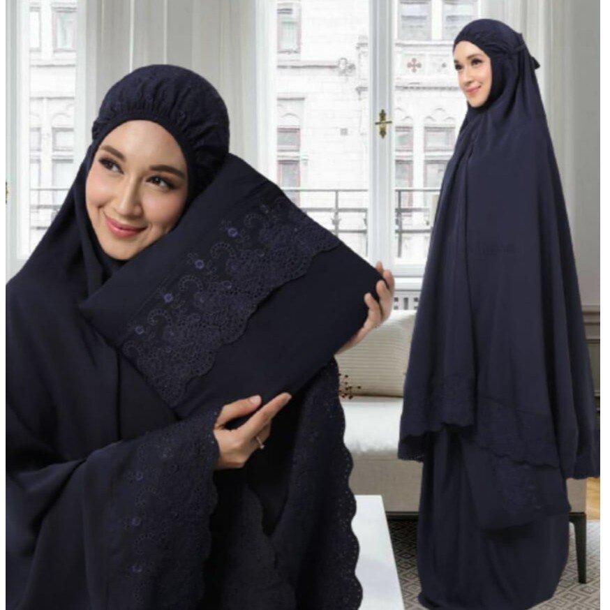 Telekung Mukena AINNA Sejuk Bercorak Cantik - Ainna Store