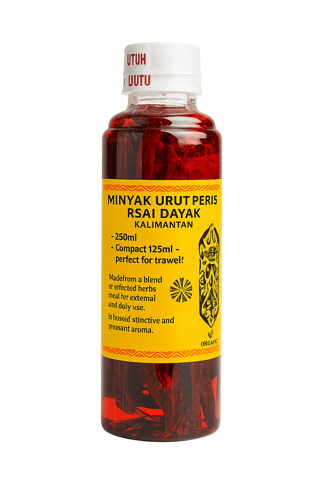 Minyak Urut Prisai Dayak - 100% Asli & Herba Tradisional Kalimantan!