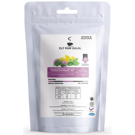 Teh Spearmint Milk Thistle Dandelion AINNA - Ainna Store