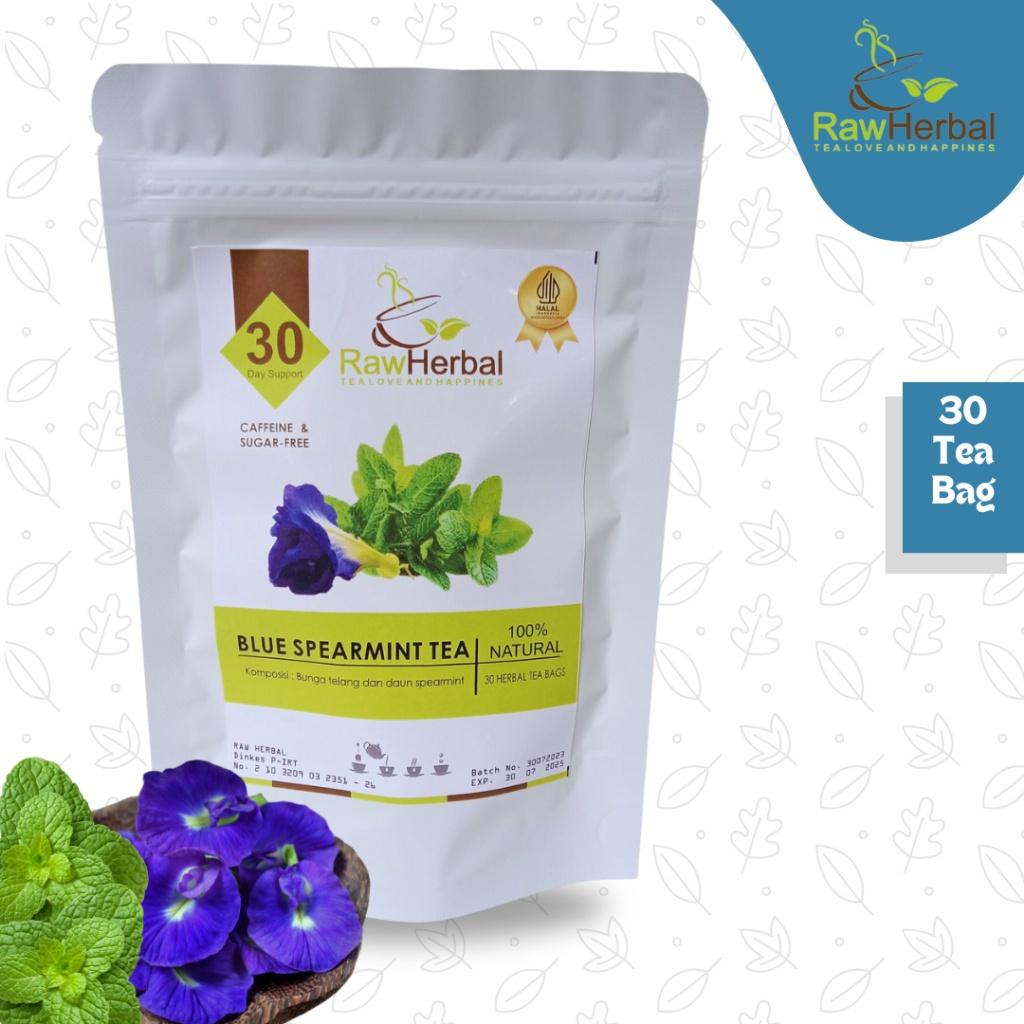 Spearmint Leaf Tea - 30 Tea Bags Included Organic Sugar Free Low Sugar Low Fat Natural Dairy Free Fruity - Ainna Store