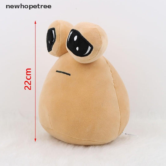 Embrace Extraterrestrial Cuteness with the Alien Pou Plush Toy - Furdiburb, 22cm QDD! Cotton Cushion - Ainna Store