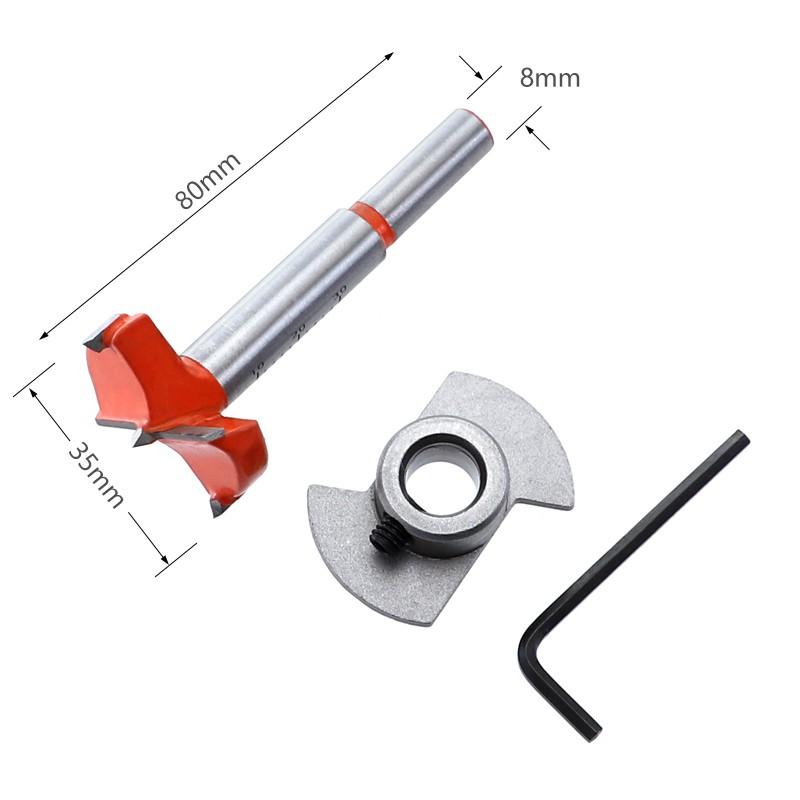 Tempatan - 35mm Hinge Drilling Jig Concealed Guide Hinge Hole Drilling Guide Locator Woodworking Hole Door Cabinet . Hardware Tool - Ainna Store
