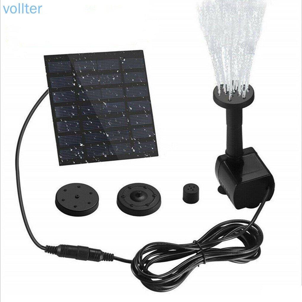 Solar-Powered Water Pump for Gardens, Lawns, Pools, Ponds, Fish Aquariums, Fountains, and Courtyards - 180L/H by VOLL Decor Home Pot Pot - Ainna Store