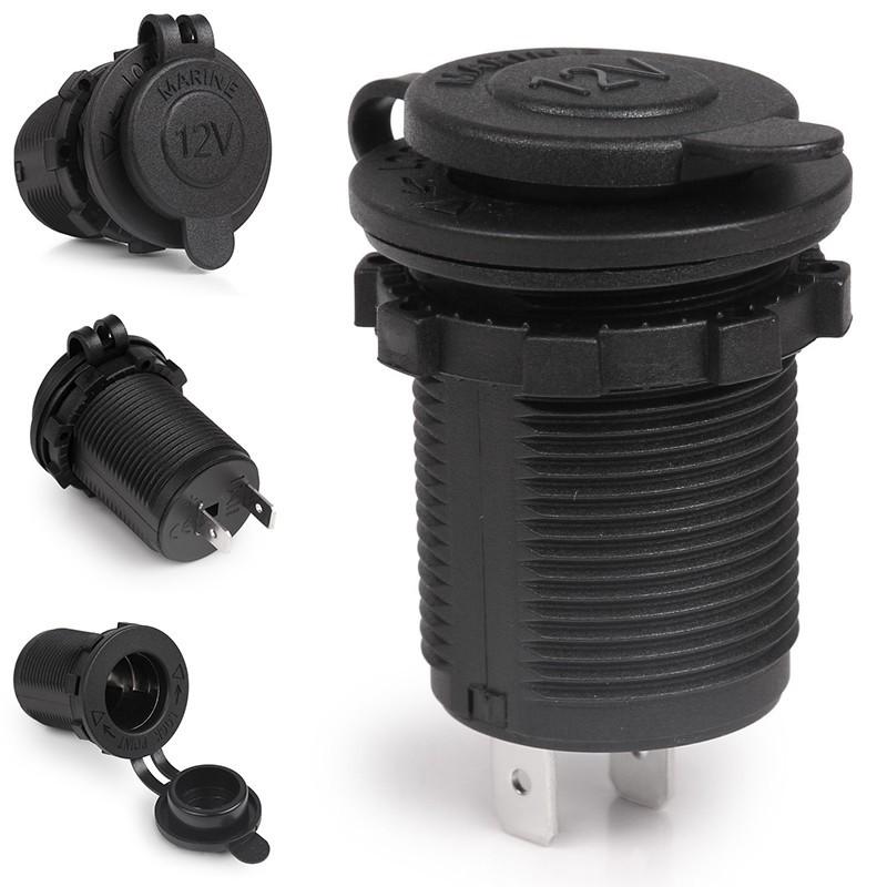 AINNA 12V Waterproof Car Boat Motorcycle Lighter Socket Power Plug Outlet - Ainna Store