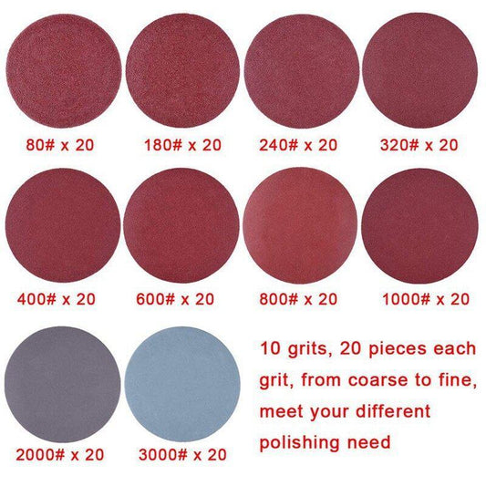 AINNA Sanding Discs - Perfect Your Surfaces dengan Grit 80-3000! - Ainna Store