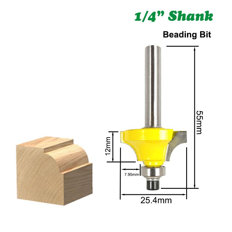 Tingkatkan kemahiran kayu anda dengan set bit router 3-keping AINNA - Ainna Store