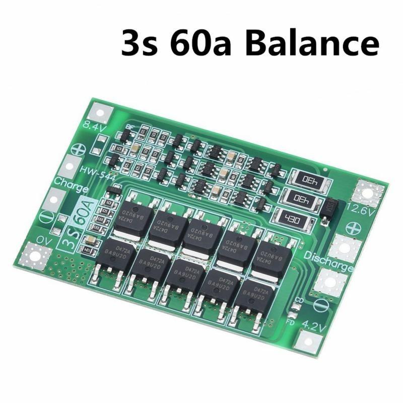 3S/4S 40A 60A Li-ion Lithium Battery Charger Protection Board 18650 BMS For Drill Motor 11.1V 12.6V/14.8V 16.8V Enhance/ Hardware Tool - Ainna Store